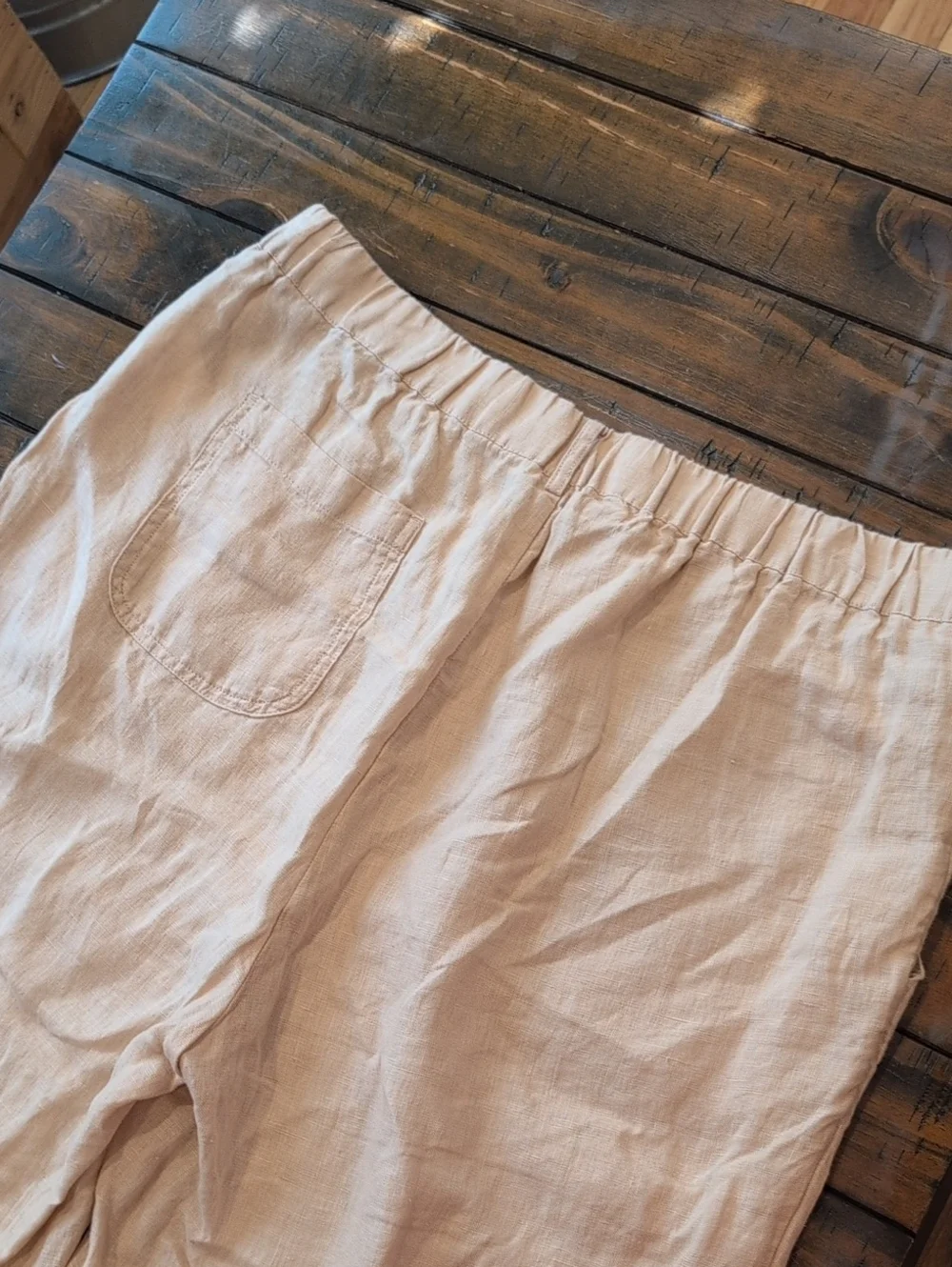 Quince 100% European Linen Pants Driftwood 25